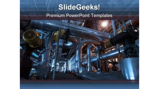 Industry Technology PowerPoint Template 0510