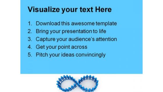 Infinity Sign Business PowerPoint Themes And PowerPoint Slides 0411