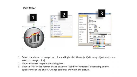 Inflation PowerPoint Icons PowerPoint Templates