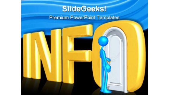 Info Door Business PowerPoint Templates And PowerPoint Backgrounds 0311