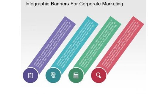 Infographic Banners For Corporate Marketing PowerPoint Templates