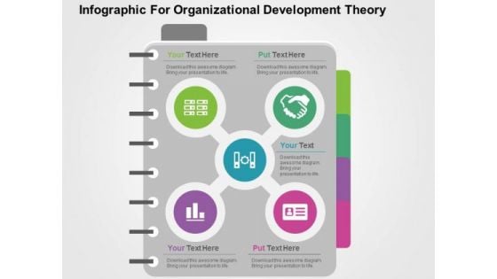 Infographic For Organizational Development Theory PowerPoint Template