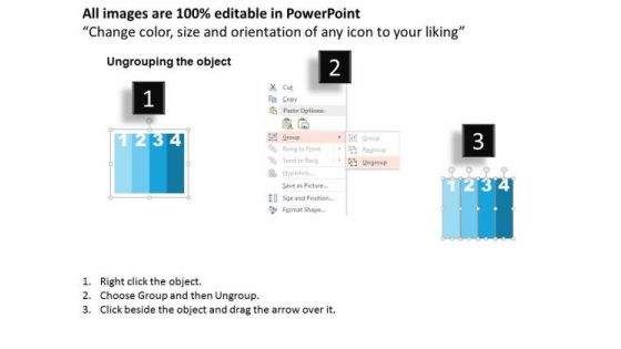 Infographic Of 4 Financial Statements PowerPoint Template