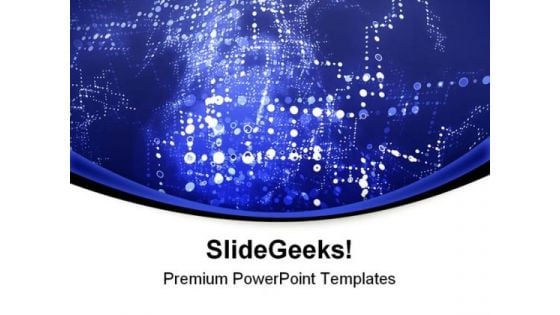 Information Exchange Background PowerPoint Templates And PowerPoint Backgrounds 0711