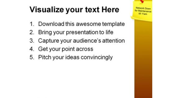 Information Notice Internet PowerPoint Themes And PowerPoint Slides 0811