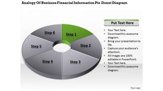 Information Pidonut Diagram 6 Stages Business Plans Templates Free PowerPoint