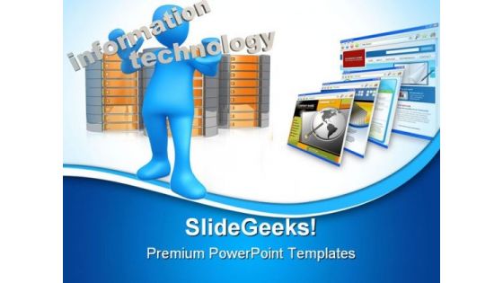 Information Technology Internet PowerPoint Templates And PowerPoint Backgrounds 0711