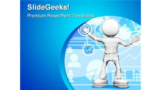 Information Technology PowerPoint Templates And PowerPoint Backgrounds 0711