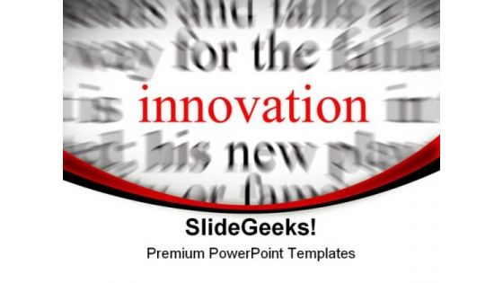 Innovation Background PowerPoint Themes And PowerPoint Slides 0711