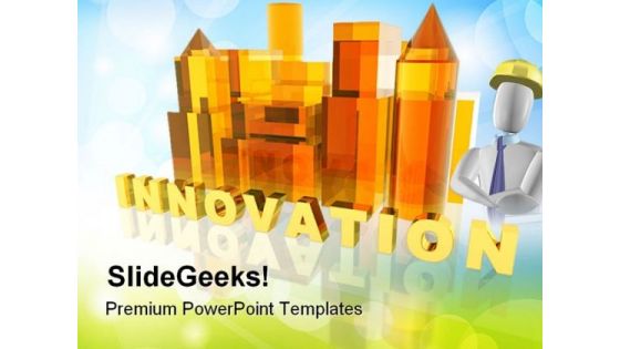 Innovation Construction PowerPoint Templates And PowerPoint Backgrounds 0611