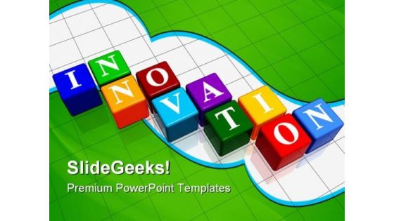 Innovation Cubes Business PowerPoint Templates And PowerPoint Backgrounds 0611