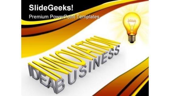 Innovation Idea Business PowerPoint Themes And PowerPoint Slides 0711