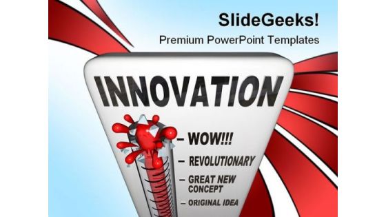 Innovation Measuring Business PowerPoint Templates And PowerPoint Backgrounds 0811