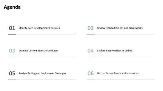Innovations In Python Development Techniques PPT Outline AT Slide02