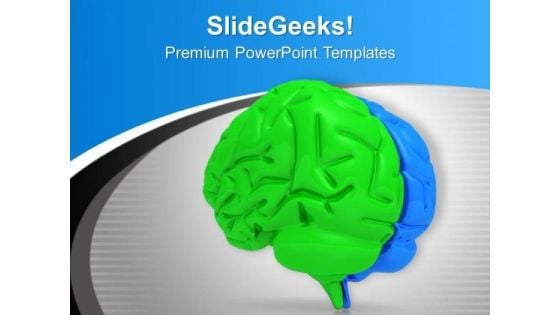 Innovative Thinking Brain PowerPoint Templates Ppt Backgrounds For Slides 0313