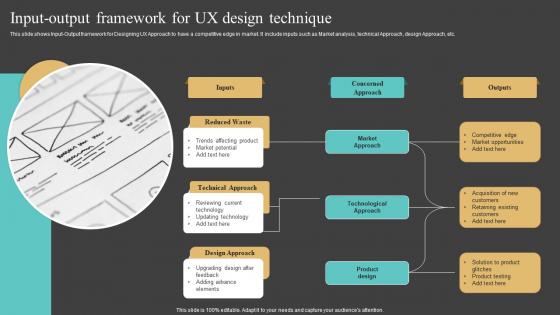 Input Output Framework For UX Design Technique Formats Pdf