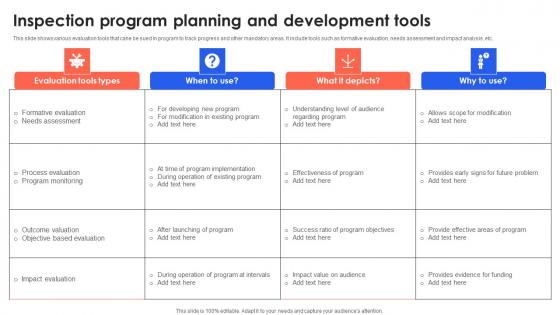 Inspection Program Planning And Development Tools Themes Pdf