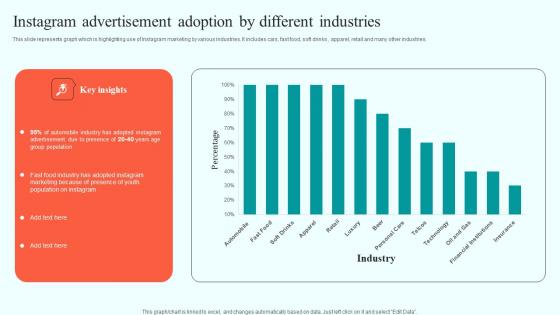 Instagram Advertisement Adoption By Different Online Advertising Solutions Infographics Pdf