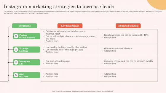 Instagram Marketing Strategies To Increase Leads Real Estate Property Marketing Brochure Pdf Instagram Marketing Strategies To Increase Leads Real Estate Property Marketing Brochure Pdf