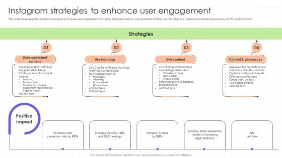 Instagram Strategies To Enhance User Engagement Regional Marketing Plan To Boost Sales MKT SS
