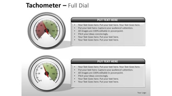 Instrument Tachometer Full Dial PowerPoint Slides And Ppt Diagram Templates