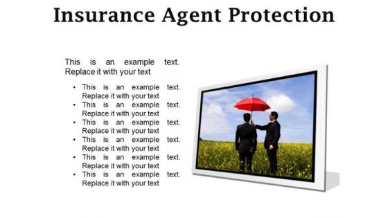 Insurance Agent Protection Security PowerPoint Presentation Slides F