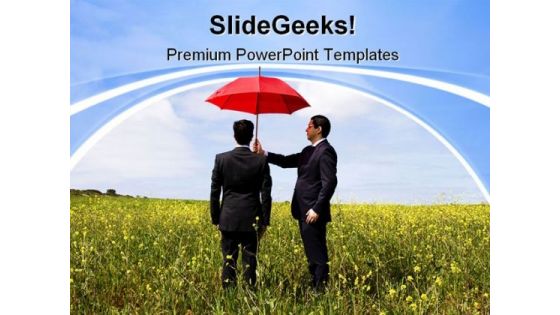 Insurance Agent Protection Security PowerPoint Themes And PowerPoint Slides 0711