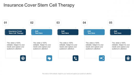 Insurance Cover Stem Cell Therapy In Powerpoint And Google Slides Cpb