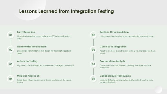 Integration Component Tests For Software Reliability PPT Guidelines AT Slide28