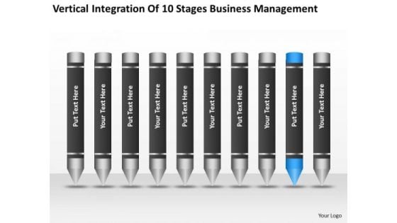 Integration Of 10 Stages Business Management Ppt Plan PowerPoint Slides