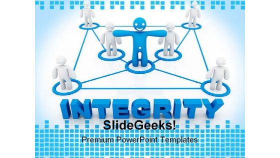 Integrity Concept Communication PowerPoint Themes And PowerPoint Slides 0711