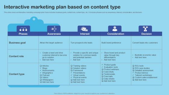 Interactive Marketing Plan Enhance Client Engagement With Interactive Advertising Sample Pdf Interactive Marketing Plan Enhance Client Engagement With Interactive Advertising Sample Pdf