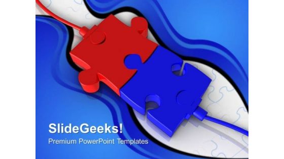 Interconnected Puzzles Forms Team PowerPoint Templates Ppt Backgrounds For Slides 0413 Interconnected Puzzles Forms Team PowerPoint Templates Ppt Backgrounds For Slides 0413
