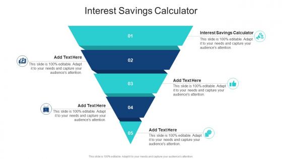 Interest Savings Calculator In Powerpoint And Google Slides Cpb