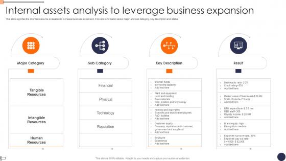 Internal Assets Analysis To Leverage Business Expansion Pictures Pdf