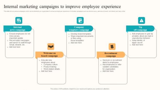 Internal Marketing Campaigns Developing Employee Centric Marketing Program Formats Pdf