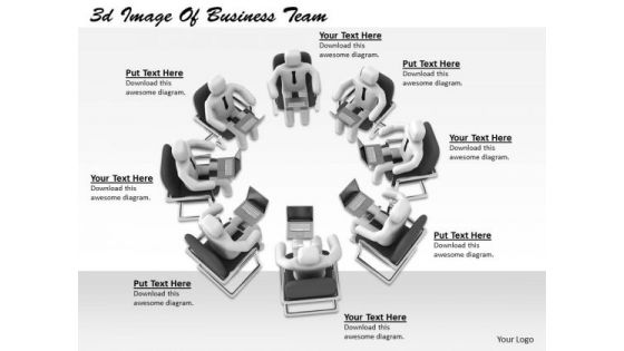 International Marketing Concepts 3d Image Of Business Team Statement