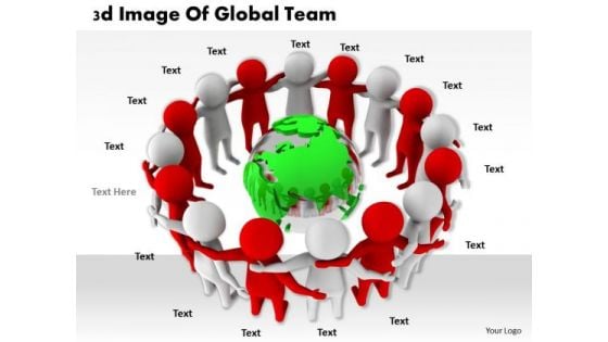 International Marketing Concepts 3d Image Of Global Team Business Statement