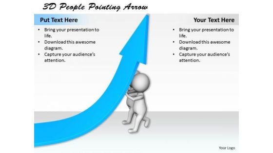 International Marketing Concepts 3d People Pointing Arrow Business