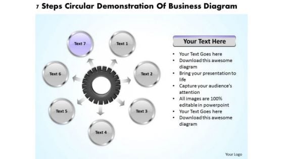 International Marketing Concepts Steps Circular Demonstration Of Business Diagram Ppt 8 PowerPoint