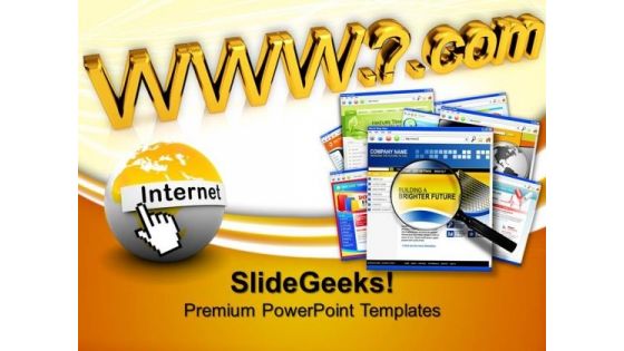 Internet Address Communication PowerPoint Templates And PowerPoint Themes 0712