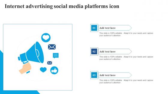 Internet Advertising Social Media Platforms Icon Icons Pdf