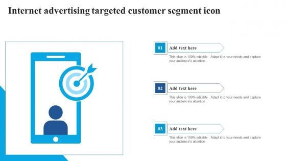 Internet Advertising Targeted Customer Segment Icon Mockup Pdf