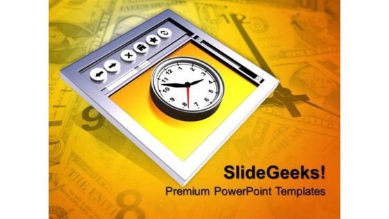 Internet Browser And Clock Success PowerPoint Templates And PowerPoint Themes 0612 Internet Browser And Clock Success PowerPoint Templates And PowerPoint Themes 0612