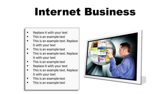 Internet Business PowerPoint Presentation Slides F