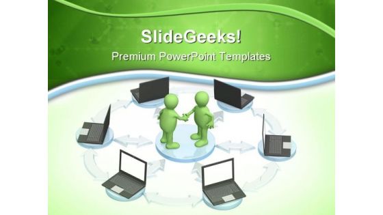 Internet Computer Communication PowerPoint Templates And PowerPoint Backgrounds 0611