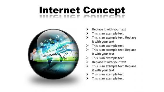 Internet Concept Business PowerPoint Presentation Slides C