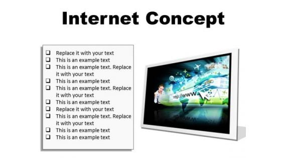 Internet Concept Business PowerPoint Presentation Slides F