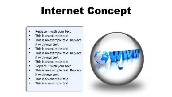 Internet Concept Global PowerPoint Presentation Slides C