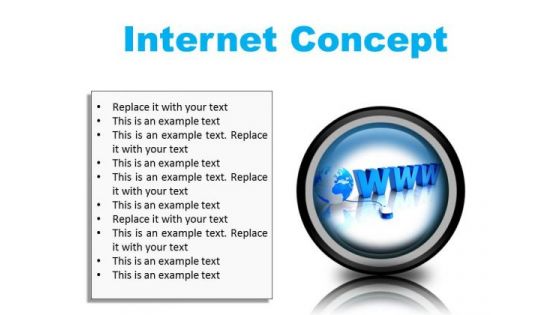 Internet Concept Global PowerPoint Presentation Slides Cc